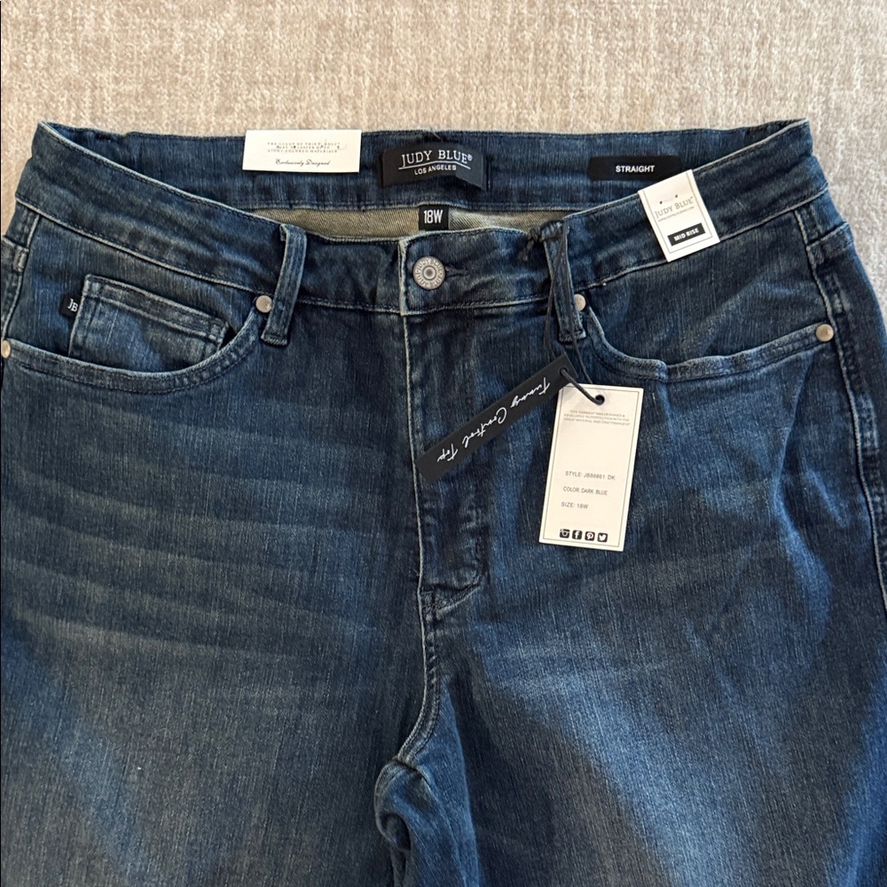 Judy Blue Dark Wash Denim Jeans